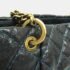 Chanel Black Navy Matelasse Chain Caviar Leather Tote Bag - Image 10