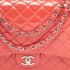 Chanel Pink Quilted Patent Leather Maxi Classic Double Flap Bag - Image 5