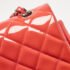 Chanel Pink Quilted Patent Leather Maxi Classic Double Flap Bag - Image 7
