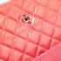 Chanel Pink Quilted Patent Leather Maxi Classic Double Flap Bag - Image 9