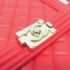 Chanel Red Boy Chanel Leather Shoulder Bag - Image 5