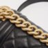 Chanel Black Quilted Leather Medium Boy Flap Bag - Image 6