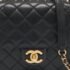 Chanel Black Quilted Leather Chic Pearl Crossbody Bag - Image 5