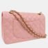 Chanel Pink Calfskin Medium Classic Double Flap Shoulder Bag - Image 2