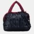 Chanel Navy Pink Nylon Wool Doudone Coconneige Embossed Handbag
