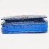 Chanel Royal Blue Quilted Patent Leather Boy Wallet on Chain - Image 6