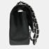 Chanel Black Caviar Leather Double Flap Shoulder Bag - Image 2