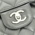 Chanel Black Caviar Leather Double Flap Shoulder Bag - Image 10