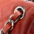 Chanel Orange Caviar Leather Large Flap Shoulder Bag - Image 8