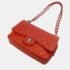 Chanel Orange Caviar Leather Large Flap Shoulder Bag - Image 2