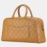 Chanel Beige Caviar Leather Coco Mark Bowling  Bag - Image 2