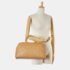 Chanel Beige Caviar Leather Coco Mark Bowling  Bag - Image 8