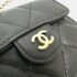 Chanel Black Caviar Leather Coin Purse on Chain - Image 10