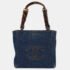 Chanel Blue Denim Chain Tote Bag