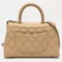 Chanel Beige Caviar Leather  Coco Handle XS Shoulder Bag - Image 2
