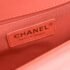 Chanel Pink Lambskin Chevron Leather Medium Boy Bag - Image 10