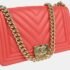 Chanel Pink Lambskin Chevron Leather Medium Boy Bag - Image 3