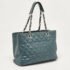 Chanel Blue Quilted Caviar Leather GST Tote - Image 3