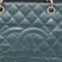 Chanel Blue Quilted Caviar Leather GST Tote - Image 5