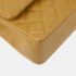 Chanel Beige Caviar Leather Medium Classic Double Flap Shoulder Bag - Image 10