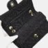 Chanel Black Denim Small Classic Double Flap Shoulder Bag - Image 7