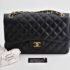 Chanel Jumbo Black Calfskin Caviar Double Flap Bag with GHW - Image 10
