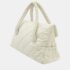 Chanel White Lambskin Leather Woven CC Shoulder Bag - Image 2