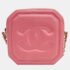 Chanel Pink Leather Chain Crossbody Bag