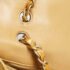 Chanel Gold Quilted Patent Leather Maxi Classic Single Flap Bag - Image 9