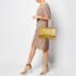 Chanel Gold Quilted Patent Leather Maxi Classic Single Flap Bag - Image 2