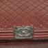 Chanel Burgundy Quilted Leather Large Boy Bag - Image 5