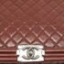Chanel Burgundy Quilted Leather Large Boy Bag - Image 7