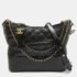 Chanel Black Quilted Aged Leather Medium Gabrielle Hobo