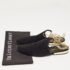 Chanel Black Suede Ankle Wrap Flat Mules Size 39 - Image 9