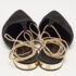 Chanel Black Suede Ankle Wrap Flat Mules Size 39 - Image 5