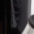 Chanel Black Patent Leather CC Peep Toe Pumps Size 36.5 - Image 9