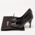 Chanel Black Sequins CC Pumps Size 37.5 - Image 9