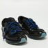 Chanel Black/Blue Tweed and Patent Leather CC Low Top Sneakers Size 39 - Image 4
