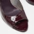 Chanel Purple/Silver Patent Leather Peep Toe CC Heel Pumps Size 39.5 - Image 7