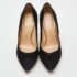 Charlotte Olympia Black Suede Dotty Platform Pumps Size 36 - Image 3