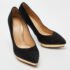 Charlotte Olympia Black Suede Dotty Platform Pumps Size 36 - Image 4