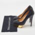 Charlotte Olympia Black Leather Dolly Platform Pumps Size 38 - Image 9