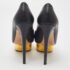 Charlotte Olympia Black Leather Dolly Platform Pumps Size 38 - Image 5
