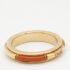 Chloe Enamel Gold Band Ring Size 52 - Image 4