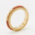 Chloe Enamel Gold Band Ring Size 52