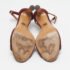 Chloe Burgundy Suede Ankle Strap Sandals Size 38 - Image 6