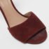 Chloe Burgundy Suede Ankle Strap Sandals Size 38 - Image 7