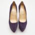 Christian Louboutin Purple Python Daffodile Pumps Size 39 - Image 3