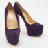 Christian Louboutin Purple Python Daffodile Pumps Size 39 - Image 4