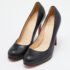 Christian Louboutin Black Leather New Simple Pumps Size 37.5 - Image 2